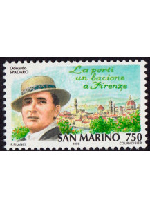 San Marino Storia canzone Italiana "La porti un bacione a Firenze" 1996 nuovo